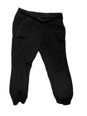 American Eagle Black Cuffed Sweatpants Mens XL